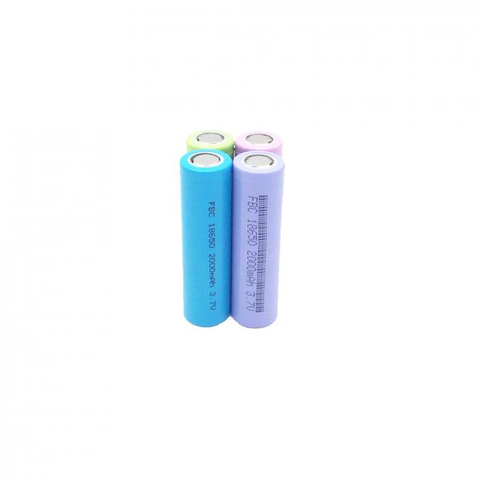 Cylindrical 3.7V 18650 Li Lon Battery 2200mAh 1c 5c 10c Discharge for Tesla Car Batteries Cell