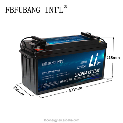 Car 12V 24V Battery Rechargeable Solar Lithium Iron Phosphate Battery Pack