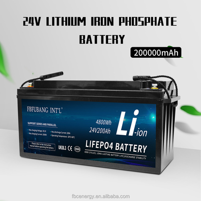 Lifepo4 Deep Cycle 200ah 12V 24V Battery Built In BMS 12 Volt 24 Volt