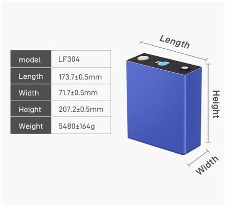 304ah 302 LFP Battery Cells Lifepo4 Lithium Ion Batteries For Golf Cart
