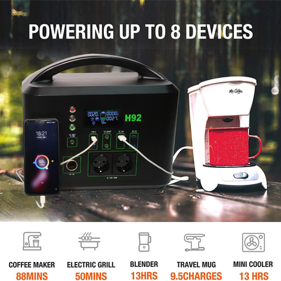 1000w Outdoors All In One Solar System Lifepo4 Portable Energy Storage