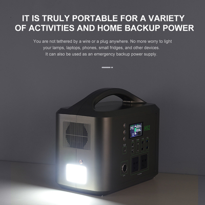 1000w Outdoors All In One Solar System Lifepo4 Portable Energy Storage