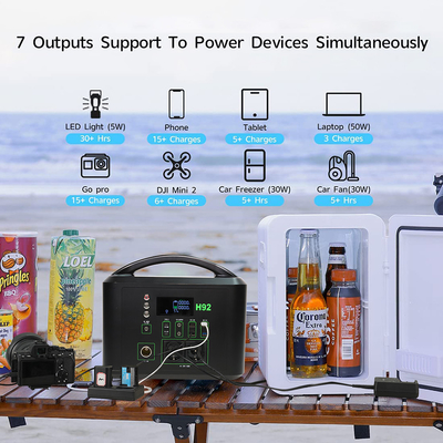 1000w Outdoors All In One Solar System Lifepo4 Portable Energy Storage