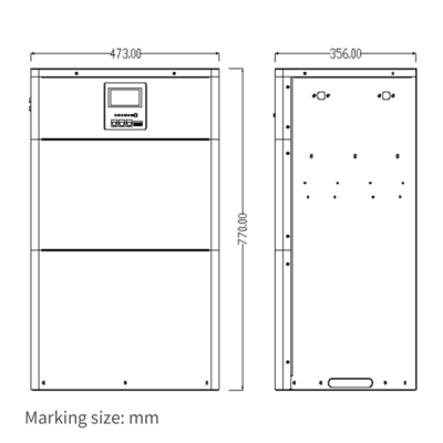 Lifepo4 Solar Energy Battery , 51.2V 200AH 10kw Solar Panel Battery Pack