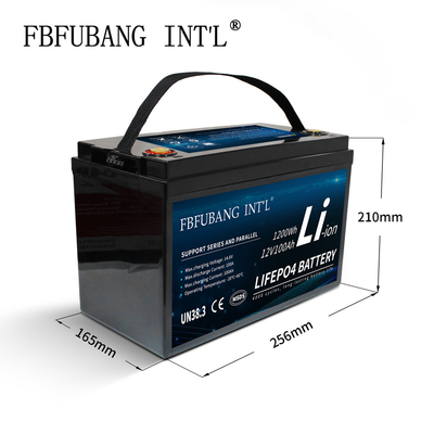 12 Volt Solar Lifepo4 Battery Packs , 100ah Li Ion Battery