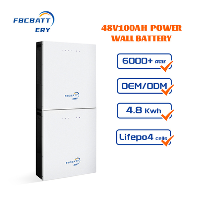 Powerwall Lifepo4 24v Solar Cells Battery , 24v 200ah 100ah Lithium Battery Pack