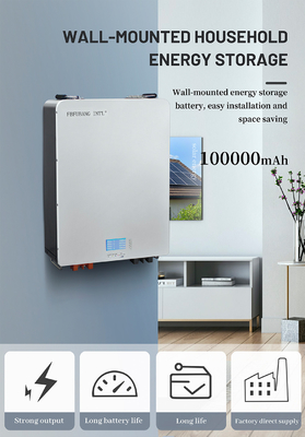Lifepo4 Solar Rechargeable Batteries , Solar Power Wall 24v Battery Pack