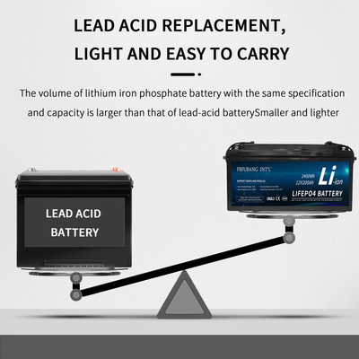 Lifepo4 12 Volt Battery Pack , 200ah Rv Lithium Batteries Deep Cycle