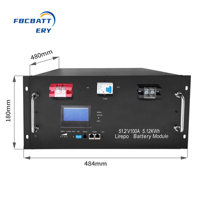51.2v Lithium Battery Pack , Lifepo4 Home Energy Storage System Battery
