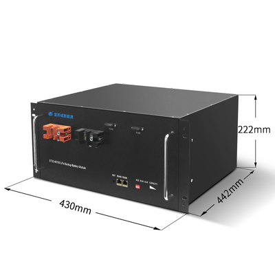 2u 3u 4u Server Ups Rack Mounted Battery , 48v 100ah Lithium Ion Battery