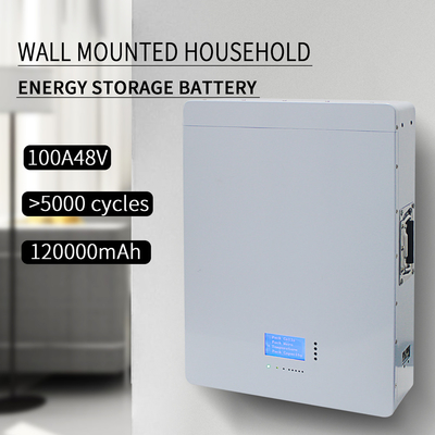 5kwh 120ah 48v Lithium Ion Battery Home Solar Cell With LCD Display