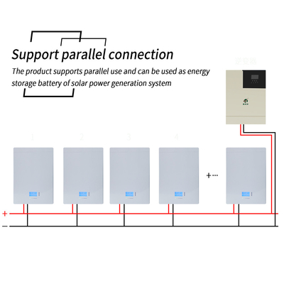 5kwh 120ah 48v Lithium Ion Battery Home Solar Cell With LCD Display