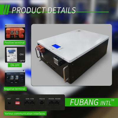 Off Grid Solar PV Battery 100ah Lithium Battery Pack 48V Lifepo4