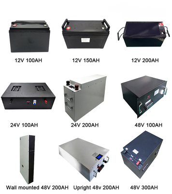 200Ah 12V 250ah Lithium Ion Battery Rechargeable Solar Pack Lifepo4 Car Battery