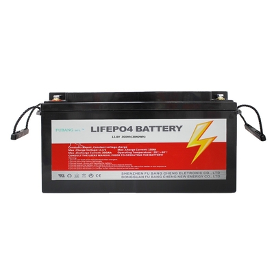 300ah 12V 24V Battery Lifepo4 Lithium Battery Pack RV Rechargeable Solar