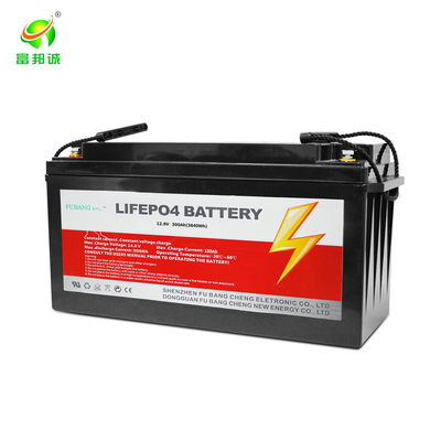300ah 12V 24V Battery Lifepo4 Lithium Battery Pack RV Rechargeable Solar