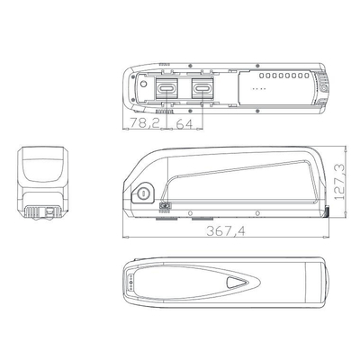 36V Car Deep Cycle Battery Chargeable Electric Bike Scooter Car Motorcycle 18650 Battery Pack
