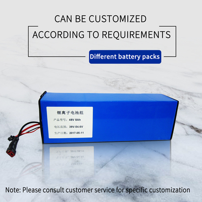 Rechargeable Electric Scooters Car Deep Cycle Battery 18650 13S4P 8AH 48V Lithium Ion Battery