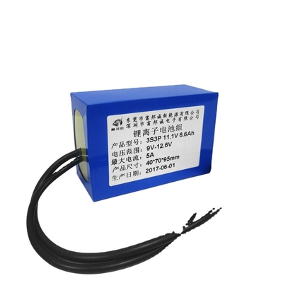 11.1V 6.8Ah 18650 Rechargeable Lithium Ion Batteries Lifepo4 Drone Toy Car Battery