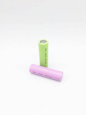 Cylindrical 3.7V 18650 Li Lon LFP Battery Cells 2200mAh 1c 5c 10c Discharge For Tesla