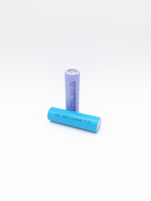 Cylindrical 3.7V 18650 Li Lon LFP Battery Cells 2200mAh 1c 5c 10c Discharge For Tesla